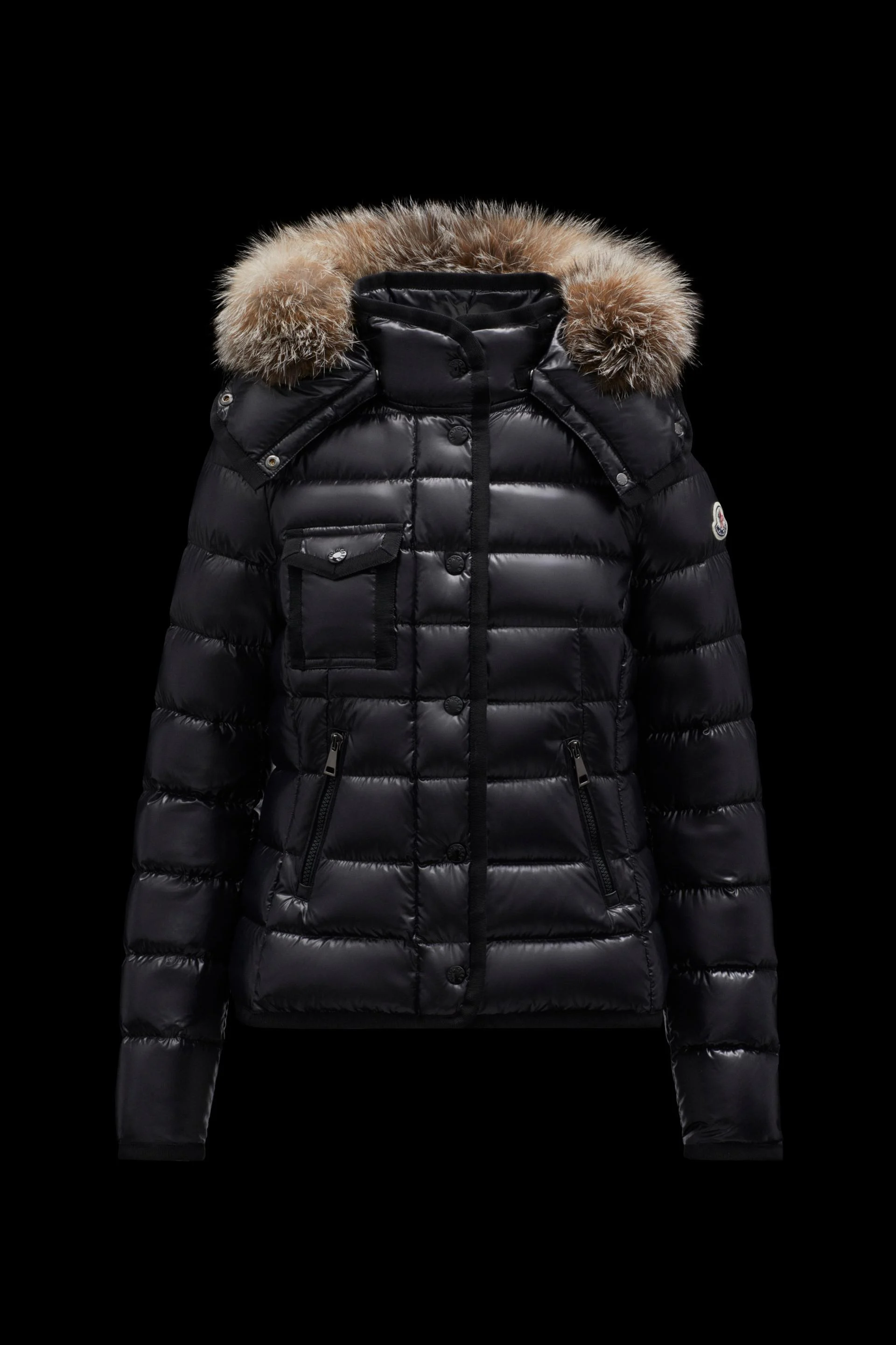 Moncler Jacke mit pelz